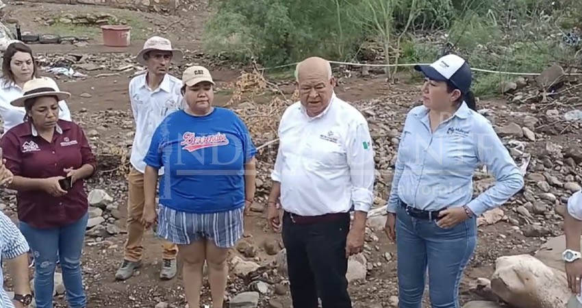 Realiza gobierno estatal evaluación de daños por nuevas lluvias en Mulegé