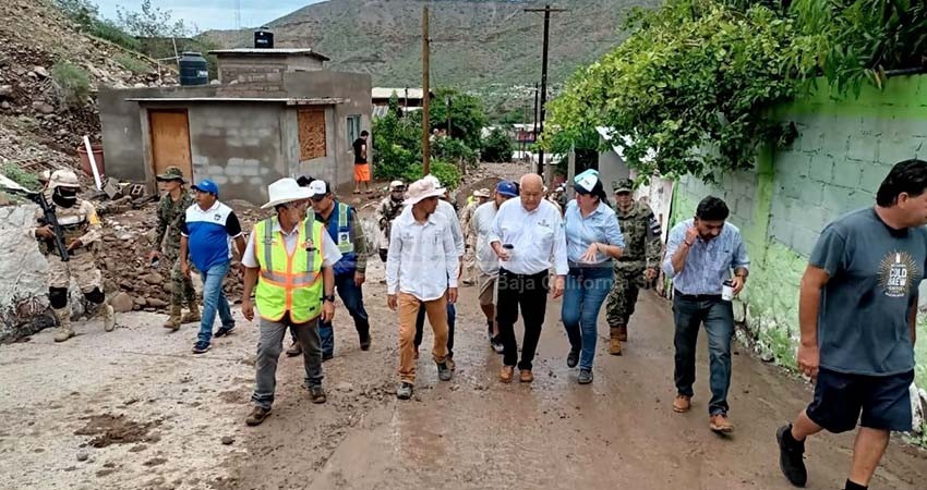 Rehabilita gobierno estatal vialidades y viviendas afectadas en Mulegé