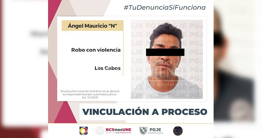 Quedó en prisión preventiva Mauricio “N” por el delito de robo con violencia