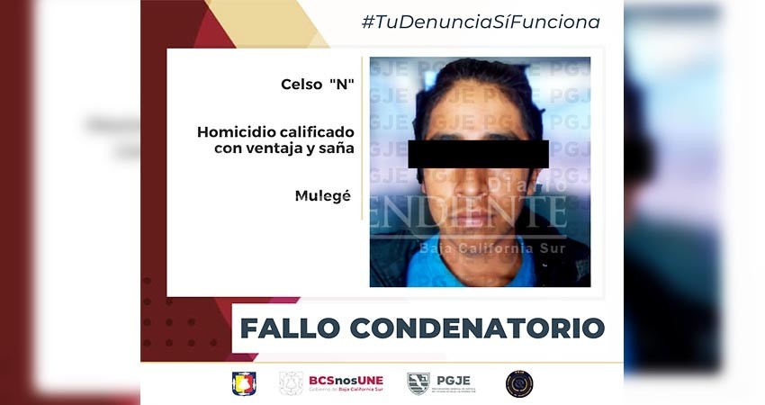 Condenan a Celso “N” por el asesinato de un hombre; lo apuñaló en múltiples ocasiones