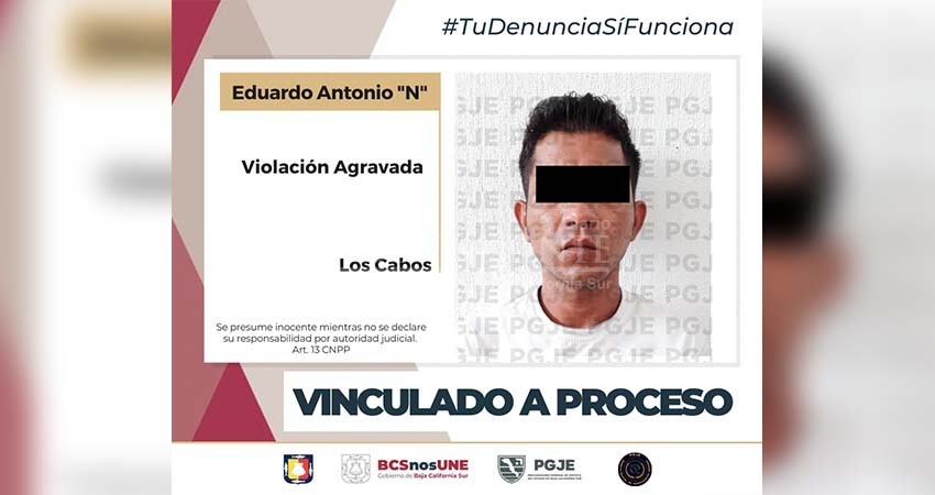 Antonio “N”  quedó en  prisión preventiva por el delito de violación