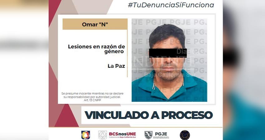 Por lesiones en razón de género quedó en prisión preventiva Omar “N"