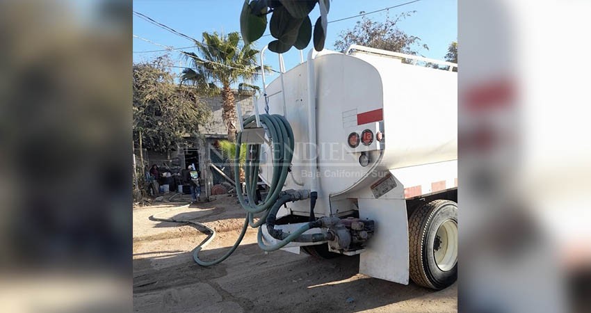 El Gobierno de Los Cabos garantiza que 35 mil personas de 61 colonias de CSL reciban agua potable a través de pipas