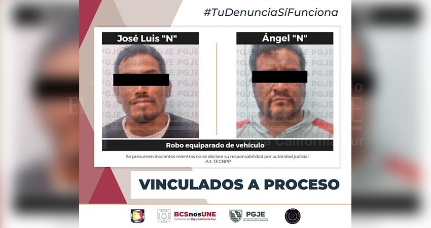 Vinculan a proceso contra dos hombres por robo equiparado de vehículo