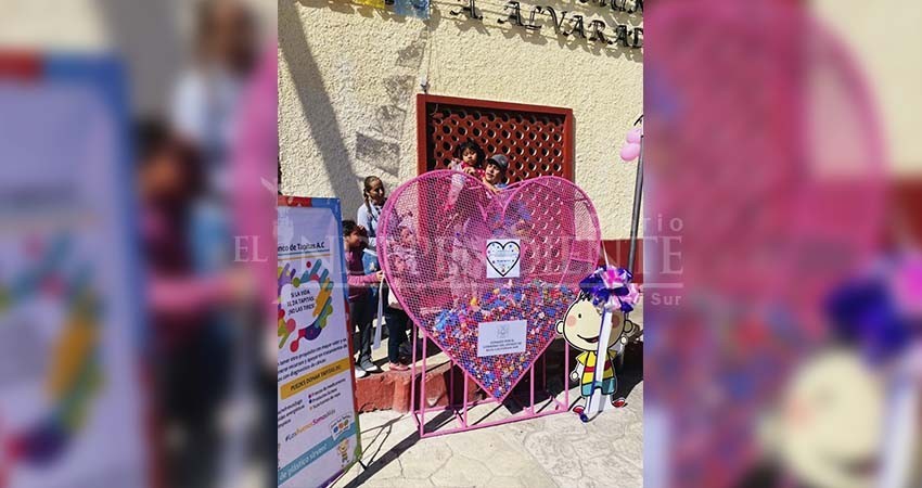 Banco de Tapitas A.C inaugura corazón en centro de SJC