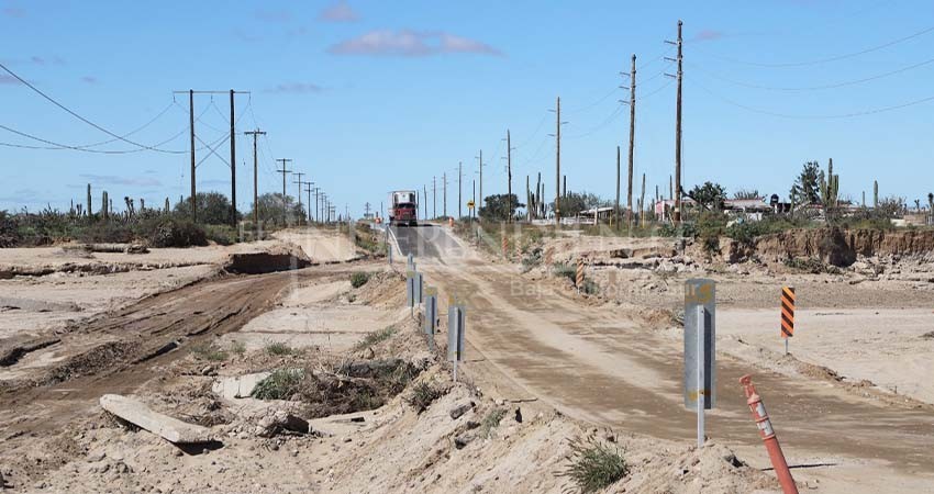 Gobierno de BCS avanza en la reconstrucción de carretera Transpeninsular tramo Vizcaíno-Guerrero Negro
