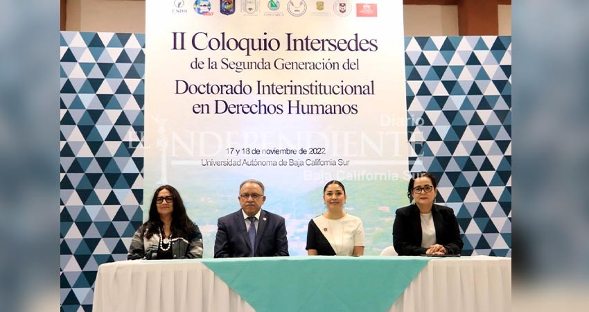 UABCS es sede de un Coloquio Intersedes en materia de Derechos Humanos