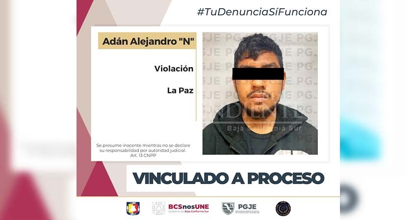 Prisión preventiva para sujeto por violación