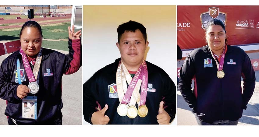 Atletas consiguen 12 medallas para BCS en la Paralimpiada Nacional