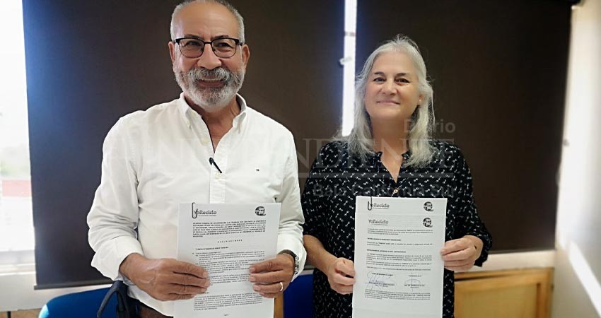 Firman convenio de colaboración UABCS Los Cabos y la A.C. Yo Reciclo