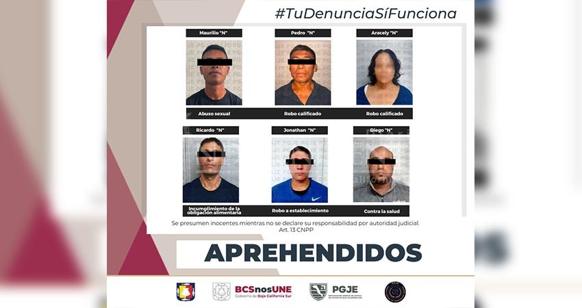 Cumplimenta PGJE órdenes de aprehensión por delitos contra la salud, robo, sexuales y contra la familia