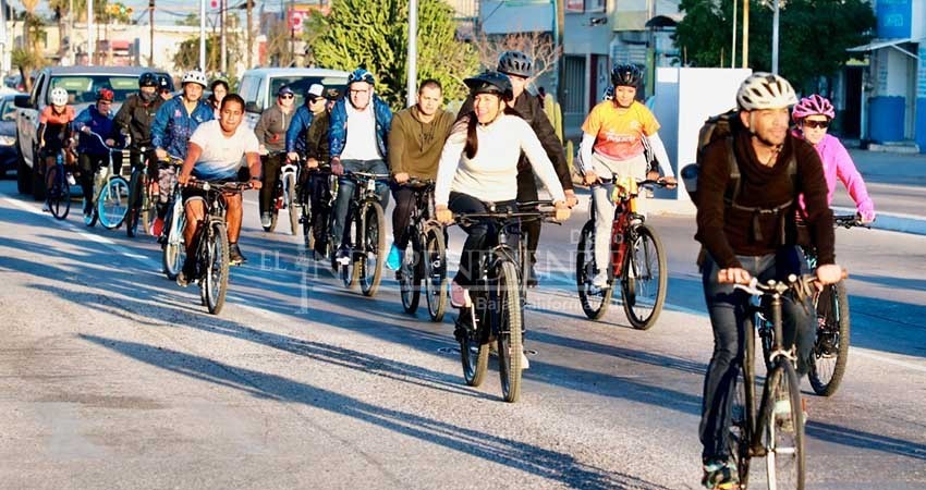 Implementa Ayuntamiento de La Paz programa “Voy en Bici” en la ciudad