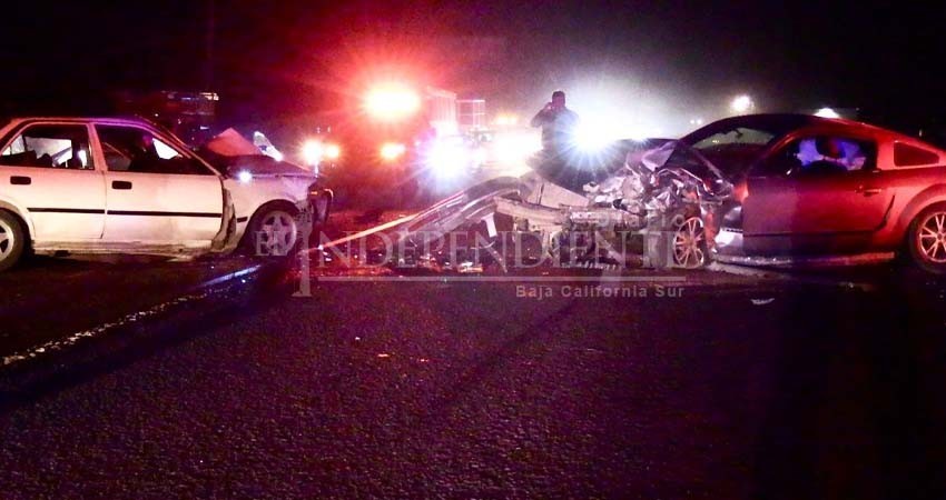 Pierde la vida una persona en accidente automovilístico en La Paz