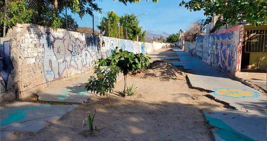 Arranca Ayuntamiento La Paz rehabilitación del Andador en la colonia 8 de Octubre
