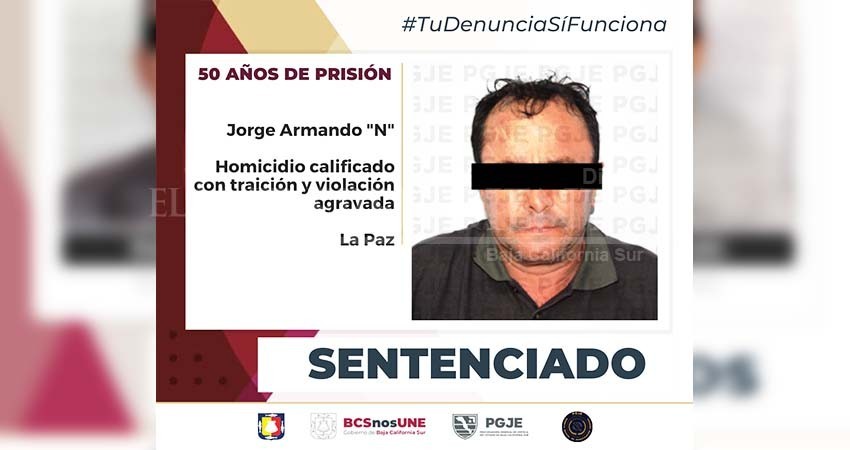 Pasará tras las rejas 50 años de prisión por el delito de violación y homicidio de una menor de edad