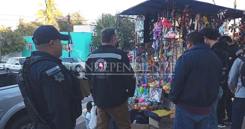 Continúa Protección Civil con Operativo de “Prevención de venta de pirotecnia”