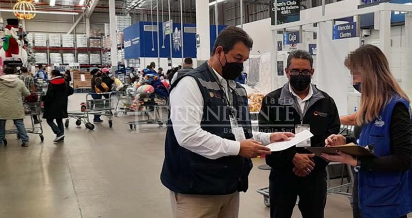 Verifica COEPRIS utilización de cubrebocas en tiendas de autoservicio