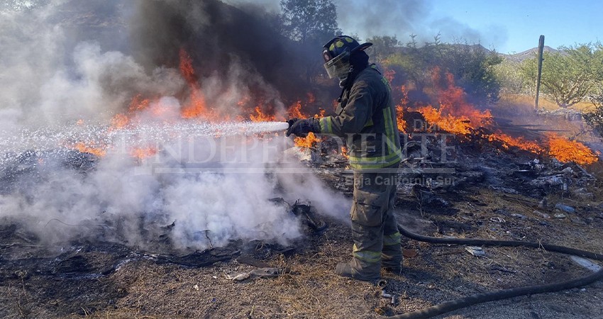 Atendió Cuerpo de Bomberos de La Paz más de 2 mil emergencias en 2022