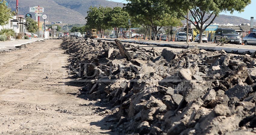 Se invertirán 20 mdp en la pavimentación del bulevar Pino Pallas