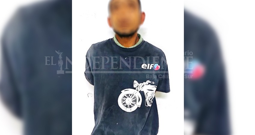 En posesión de cristal fue detenido Daniel “N” por la policía estatal