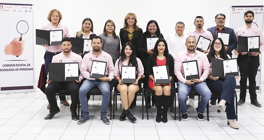 Cumple BCS a nivel nacional con certificación de la comisión estatal de búsqueda