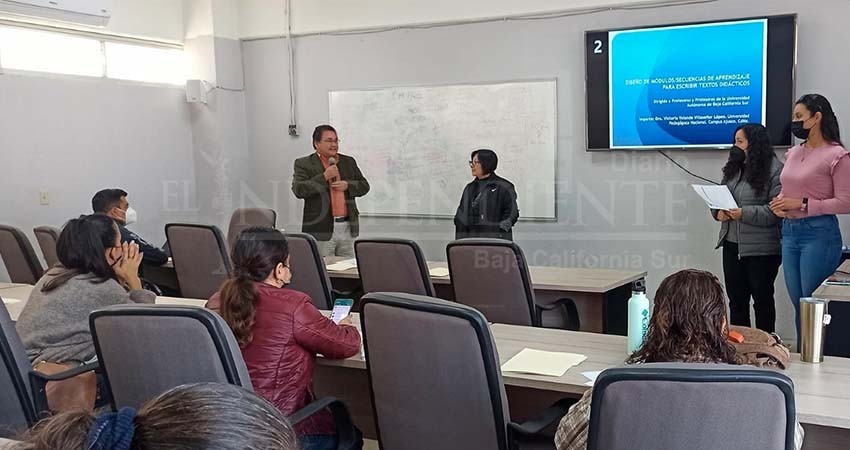 Capacitan a docentes de la UABCS en elaboración de textos didácticos