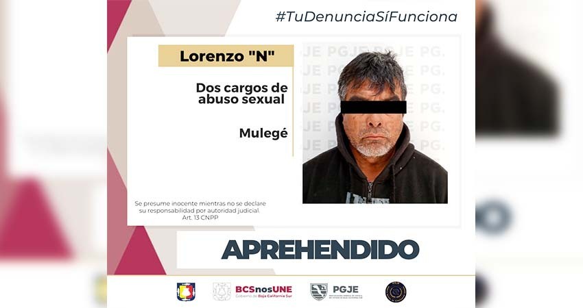 Aprehenden a un hombre por dos cargos de abuso sexual