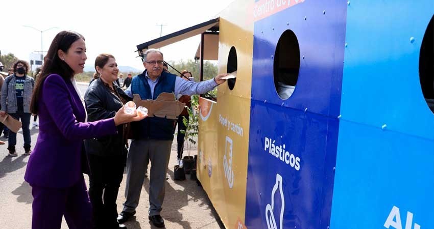 Recibe UABCS contenedor de residuos “Ruta Cero”