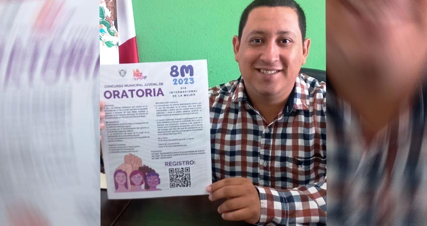 Convoca Ayuntamiento de La Paz al “Concurso Municipal Juvenil de Oratoria 2023"