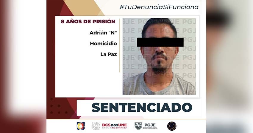 Adrián “N” pasará 8 años en prisión por homicidio