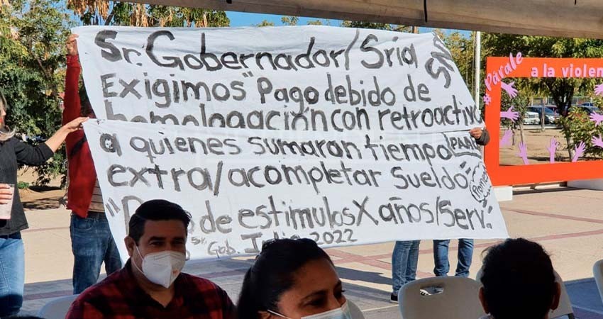 Pide SNTE a gobierno estatal pago completo a personal del centro SEP