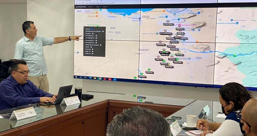 OOMSAPAS La Paz presentó avances del Centro de Monitoreo Digital del Agua ante la Junta de Gobierno