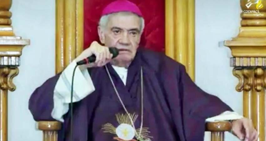 Reaparece el Obispo de La Paz tras su hospitalización