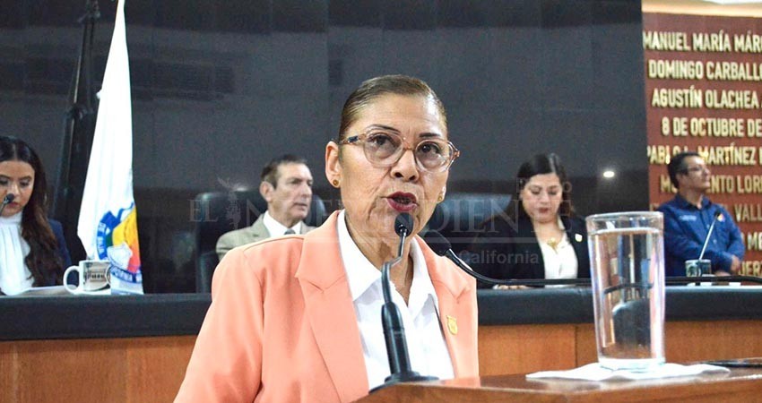 Llama diputada Moreno Higuera a combatir discriminación y falta de igualdad en derechos político electorales de mujeres en BCS