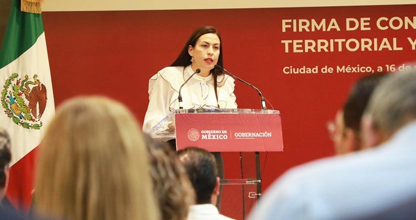 Firma Ayuntamiento de La Paz convenio de Ordenamiento Territorial y Desarrollo Urbano