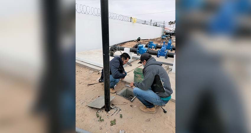 Avanza la rehabilitación de cárcamos de Guerrero Negro