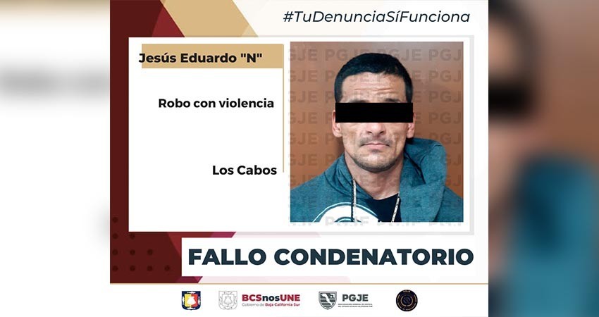 Dan fallo condenatorio contra Eduardo “N” por el delito de robo con violencia
