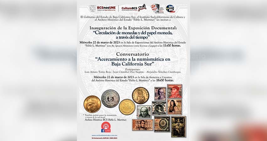 Invitan a la exposición documental sobre la moneda a través del tiempo