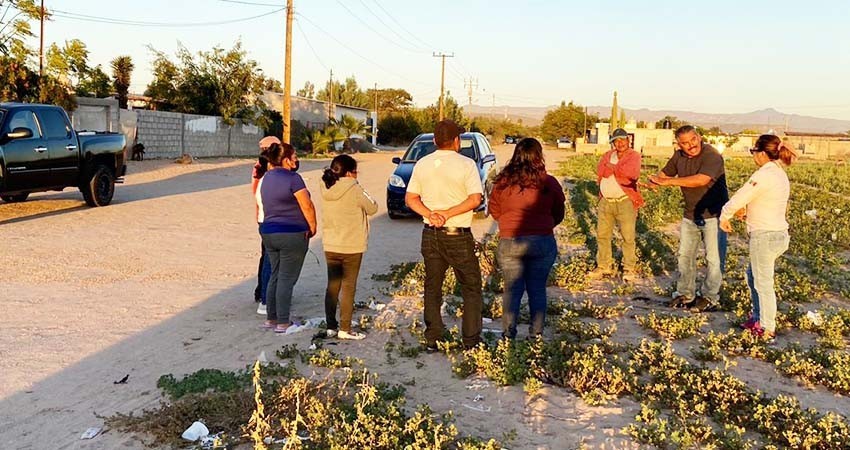 Atiende Diputada Teresita Valentín a planteamientos para distribución de agua equitativa y suficiente en Vizcaíno