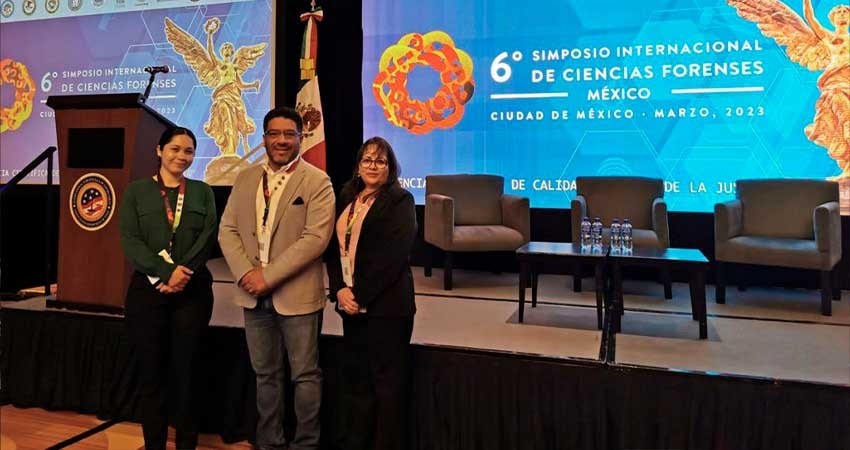 Participan peritos de PGJE en VI simposio internacional de ciencias forenses