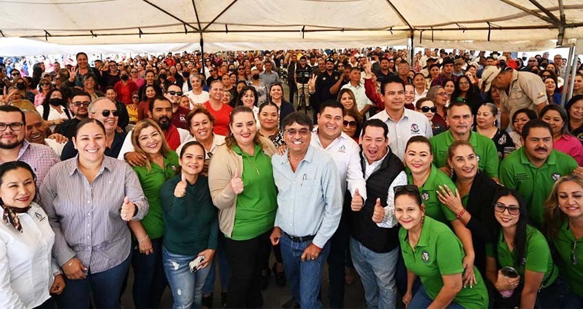 Confirma Leggs Castro el aumento del 10% en sueldo, prestaciones y bonos para los sindicalizados