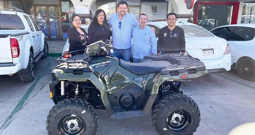 Optimizarán las labores de la Dirección de Ecología; reciben una cuatrimoto en donación