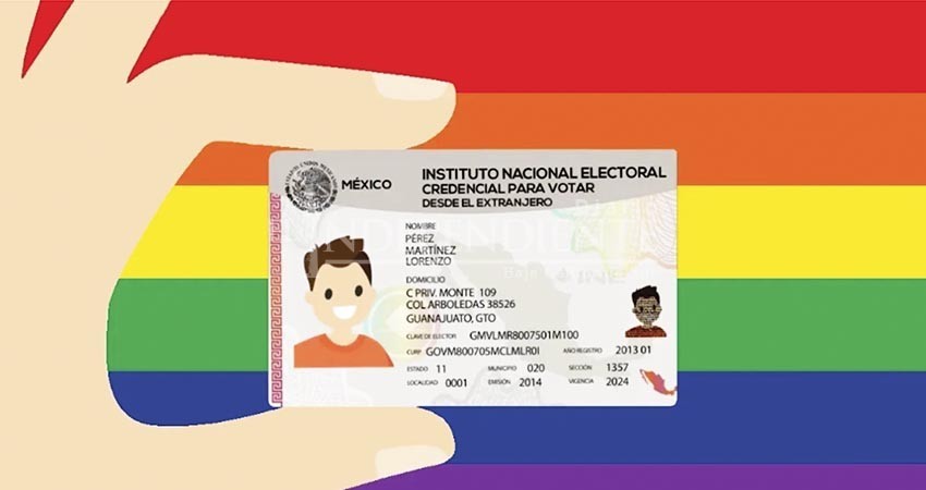 Ya entregó el INE la primera credencial para votar en BCS a persona no binaria