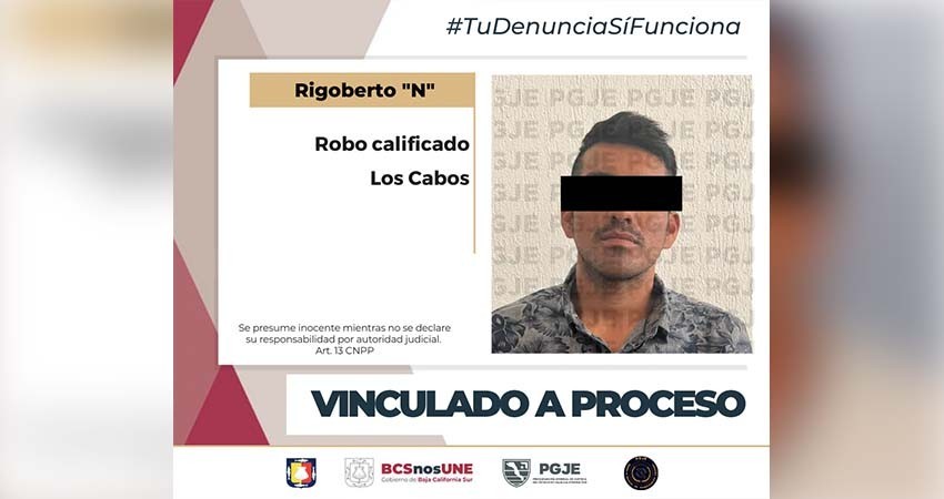 Queda en prisión preventiva Rigoberto “N” por el delito de robo a casa habitación
