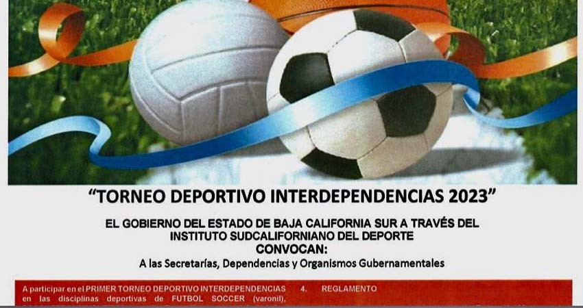 Invita el INSUDE al torneo deportivo independencias 2023
