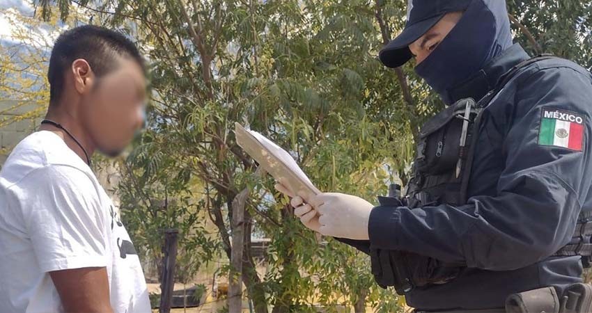 Detiene policía estatal a una persona que intentó cambiar un billete falso