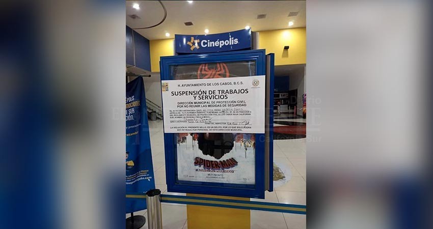 Suspensión en cine de CSL se debió a la falta de protocolos de protección civil