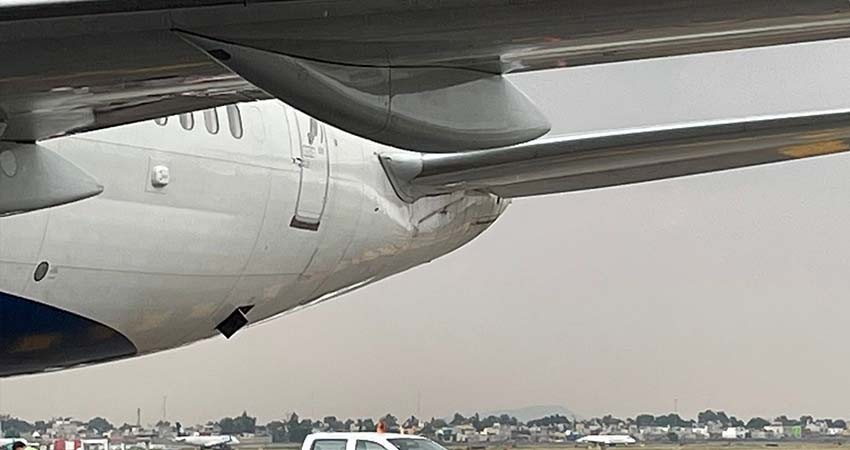Delta y Aeromexico chocan en el aeropuerto de la CDMX