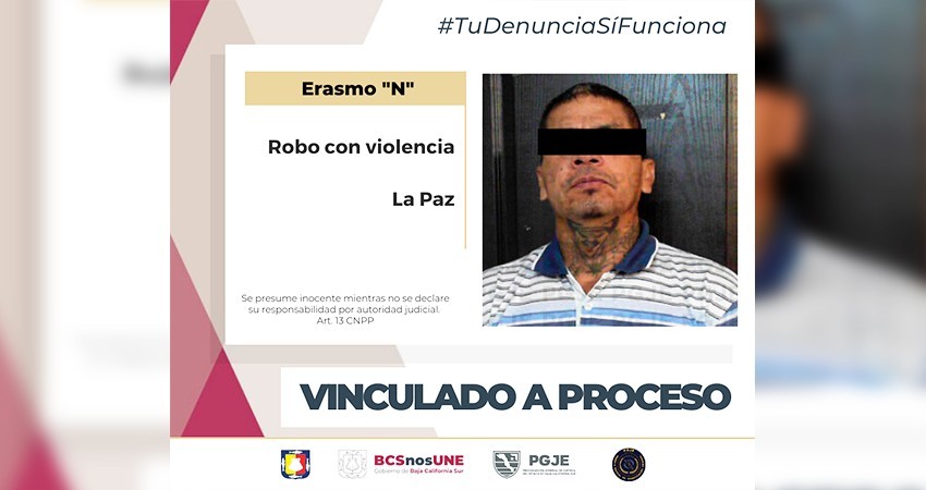 Queda en prisión preventiva Erasmo “N” por el delito de robo a comercio abierto al público