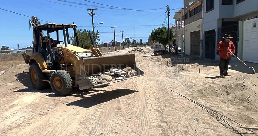 Arranca SEPUIMM con nuevas obras de pavimentación en La Paz